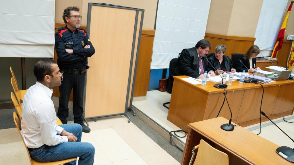 Dani Alves, en el juicio en la Audiencia Provincial de Barcelona por agresión sexual
