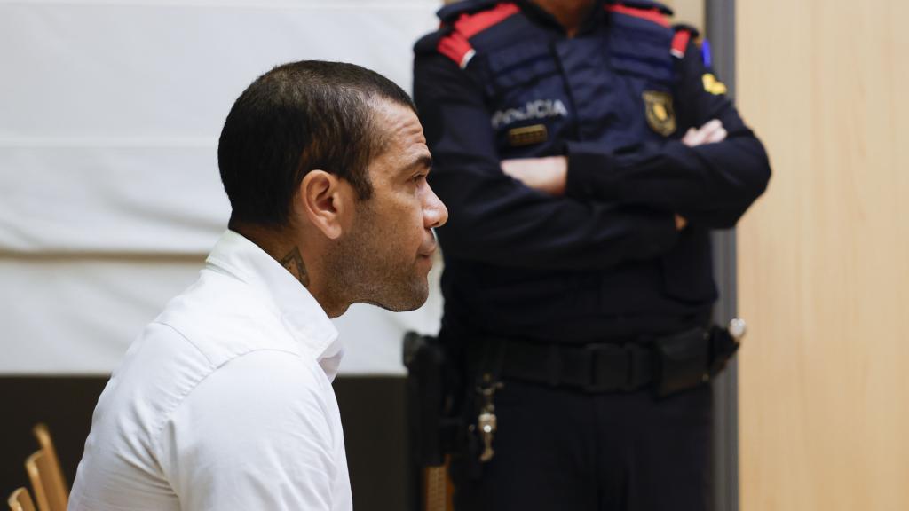 Dani Alves, en el juicio en la Audiencia Provincial de Barcelona por la agresión sexual