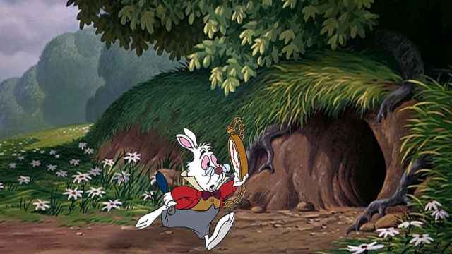 La madriguera del conejo en 'Alicia en el país de las maravillas'