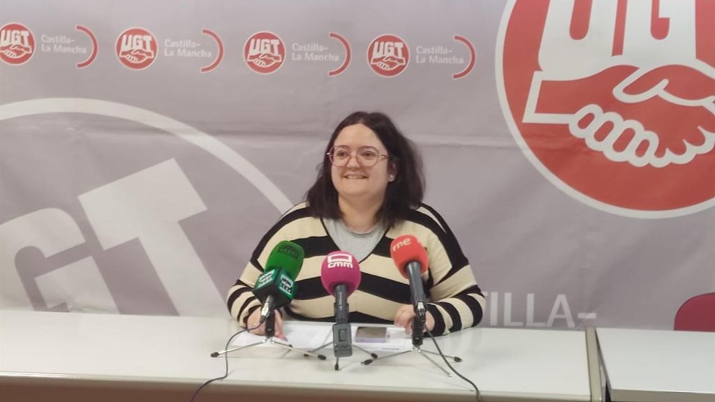 Ana González, secretaria general de la Federación de Servicios, Movilidad y Consumo de UGT CLM. Foto: UGT CLM.