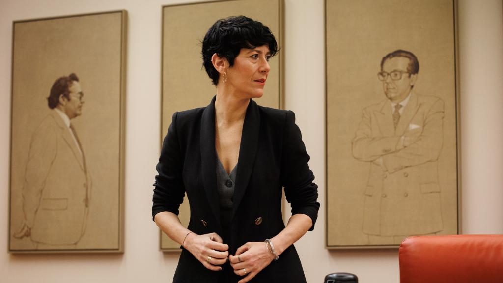 La ministra de Inclusión, Seguridad Social y Migraciones, Elma Saiz, en la Comisión de Economía, Comercio y Transformación Digital, en el Congreso de los Diputados