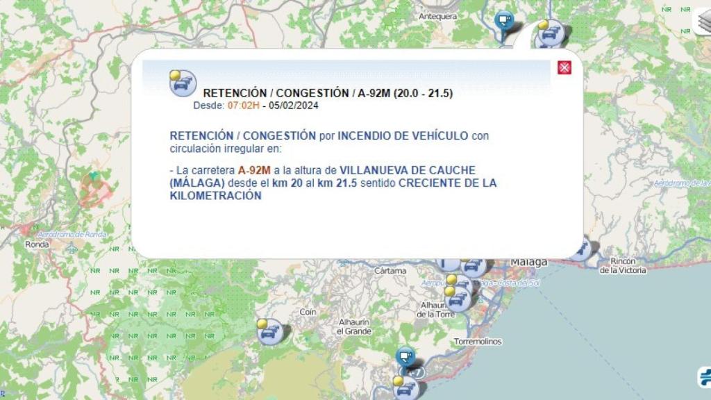 Advertencia del 112 Andalucía.