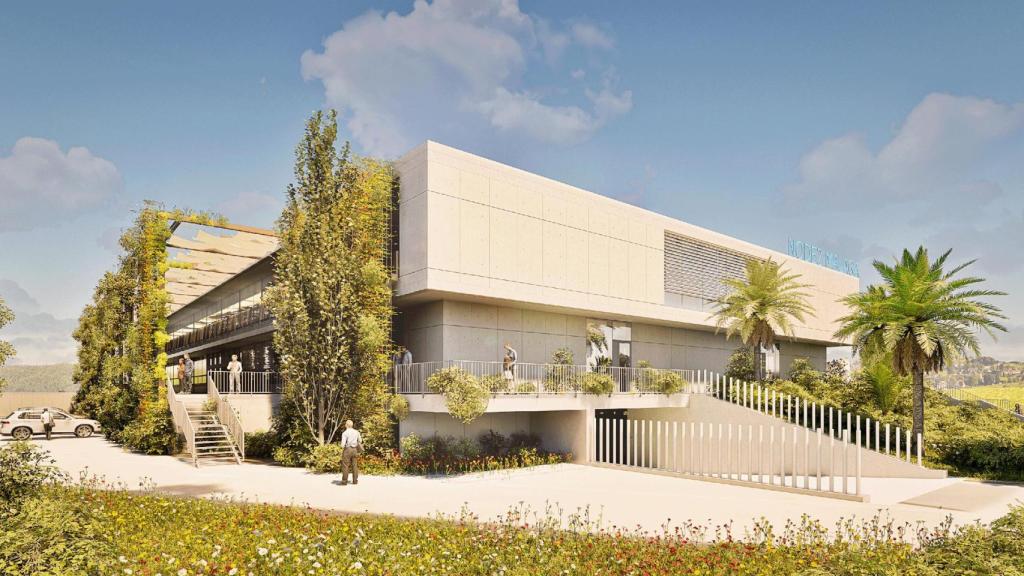 Vista del edificio adquirido a Babel en el parque tecnológico de Málaga.