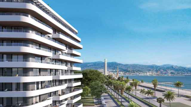 Diseño de Torre Mare, proyecto de Habitat en el litoral oeste de Málaga capital.