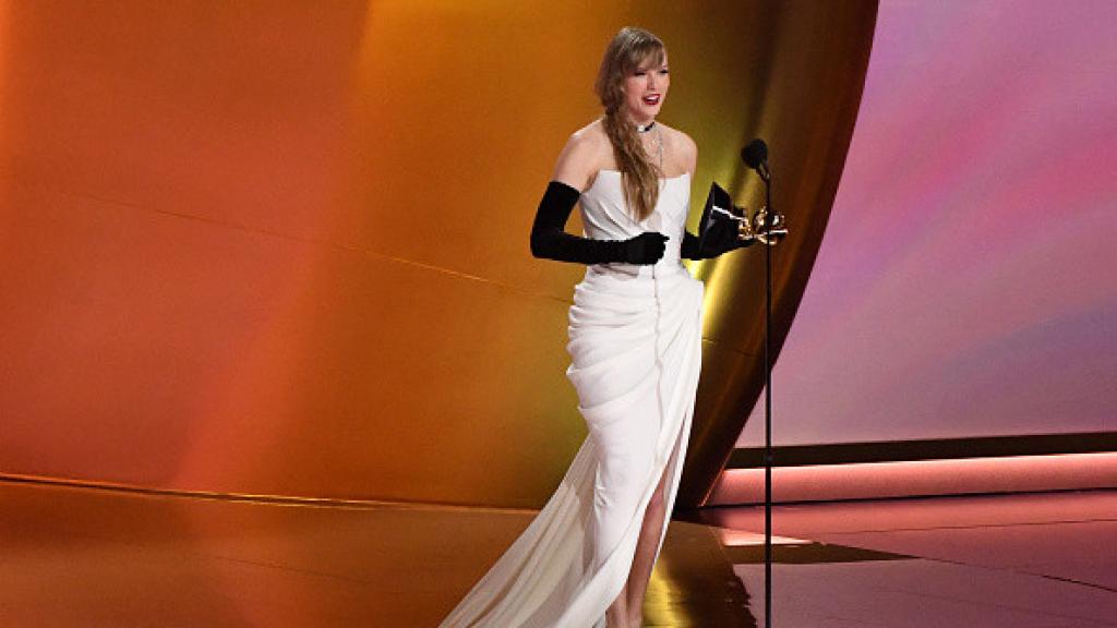 Taylor Swift durante los Premios Grammy 2024