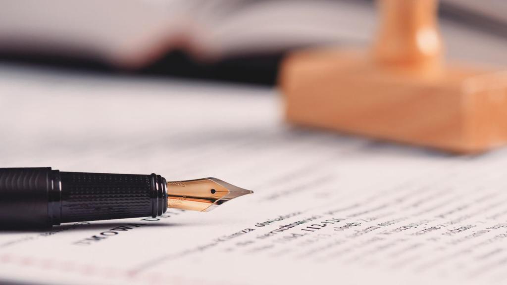 Vista de documentos oficiales.