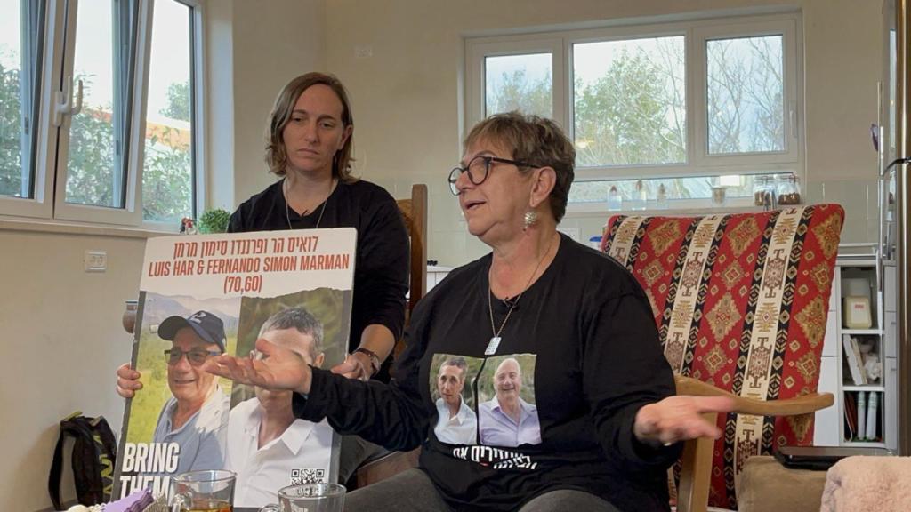 Clara Marman, cautiva de Hamás en Gaza durante 53 días, entrevista por EL ESPAÑOL junto a su hija Maayán.