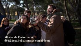 La clase de vuelo de dron en el Máster de Periodismo de EL ESPAÑOL - UCJC