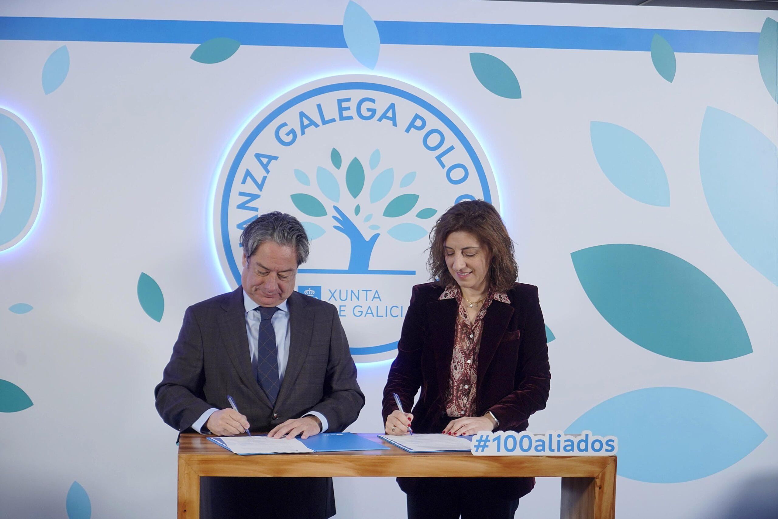 Firma de la adhesión de Conxemar a la Alianza Galega polo Clima.