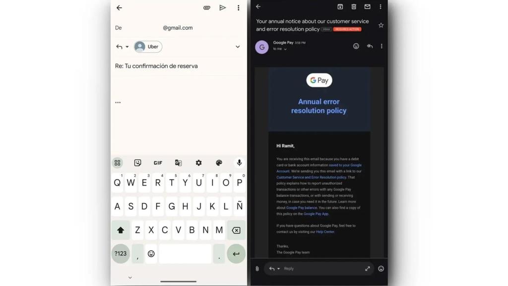 Nuevo diseño Gmail