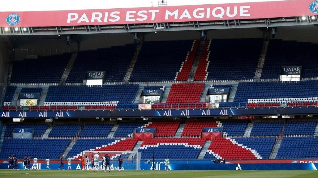 Gradas del Parque de los Príncipes.