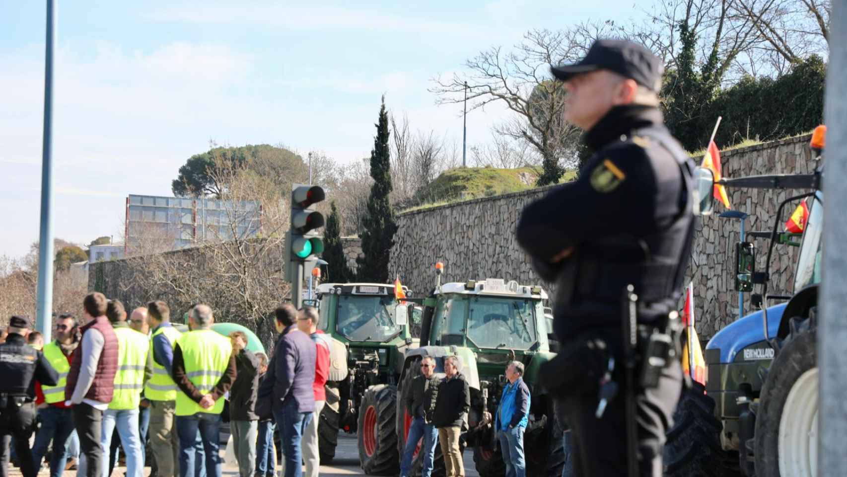 Protestas de agricultores y ganaderos en Salamanca