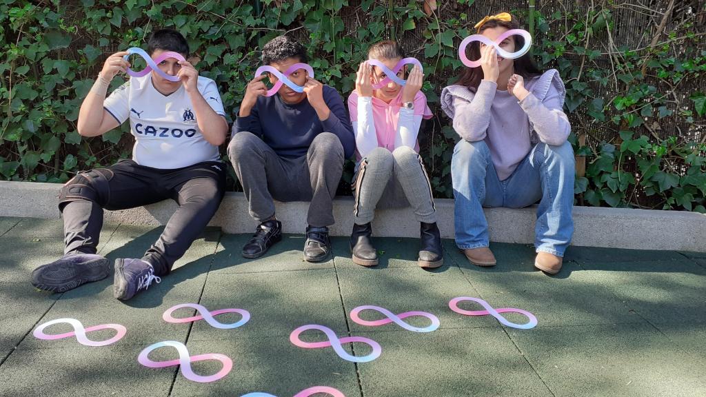 Un grupo de estudiantes.