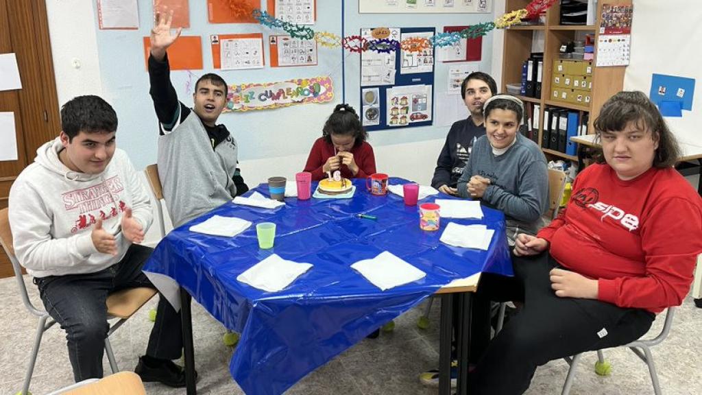 Un grupo de alumnos.