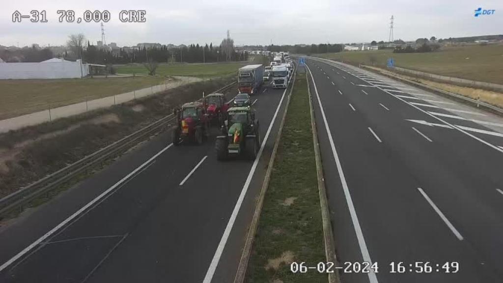 A-31 en Albacete. Foto: DGT.