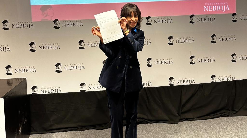 Ana Fernández, el día de la presentación de su tesis.