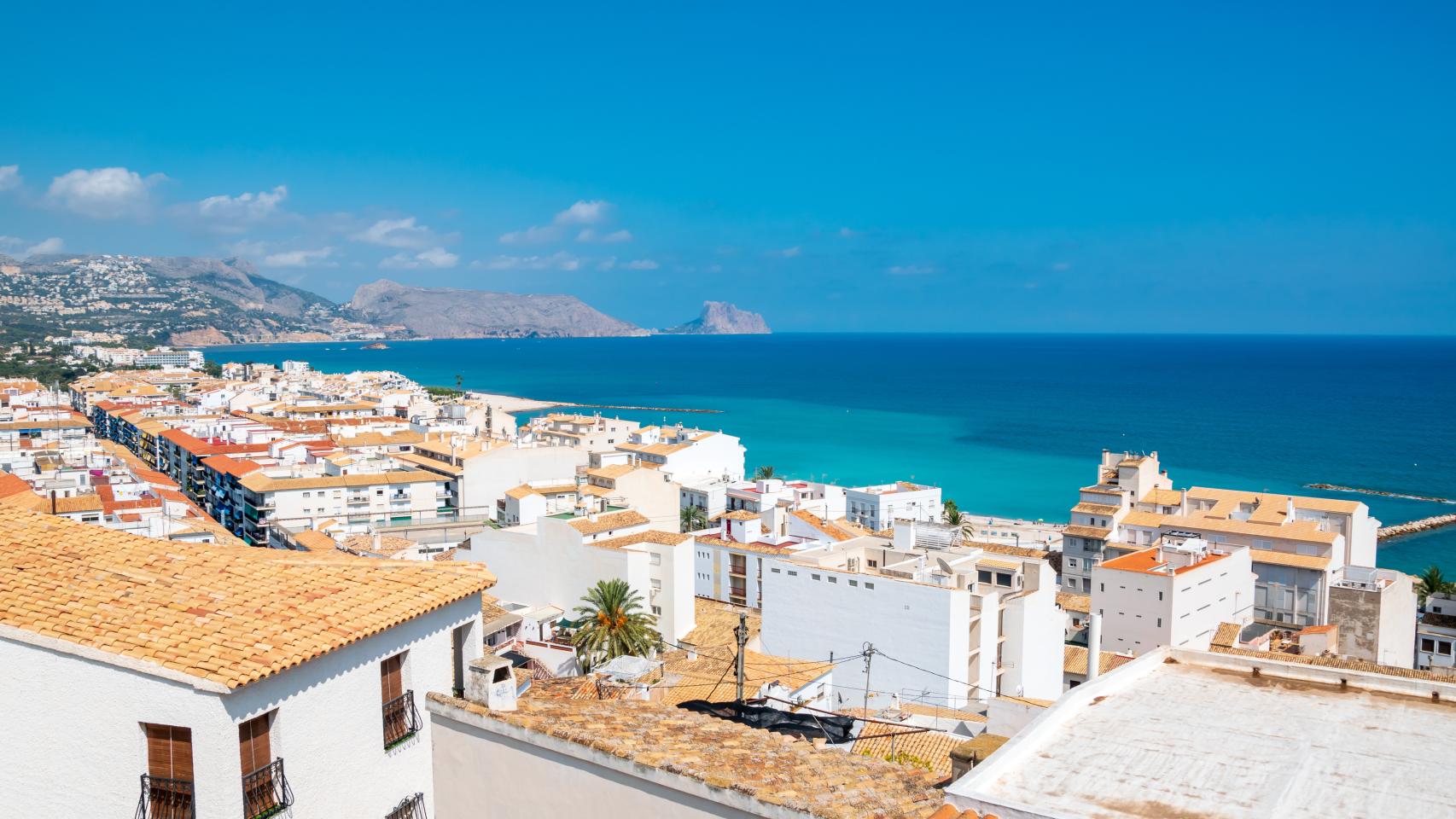 Vistas a la ciudad de Altea, uno de los municipios más caros de la Comunidad Valenciana.