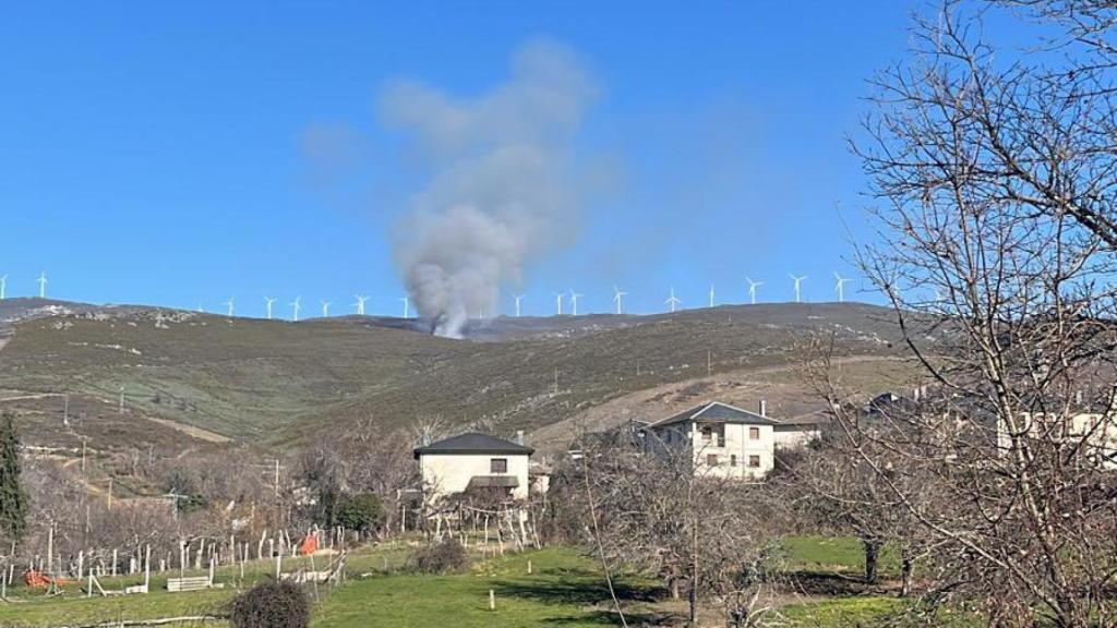 Incendio en Hermisende