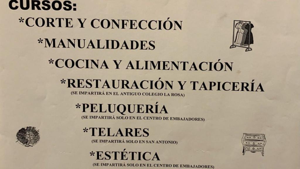 Cartel de la polémica.