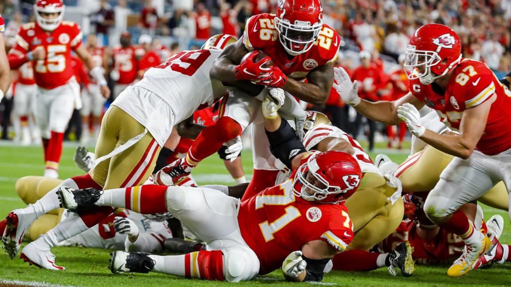 Partido del Kansas City Chiefs' contra el San Francisco 49ers' en 2020.