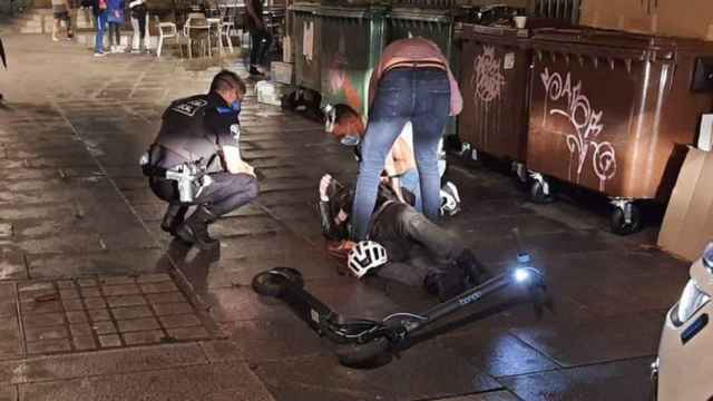 Un accidente de patinete eléctrico en Pontevedra.