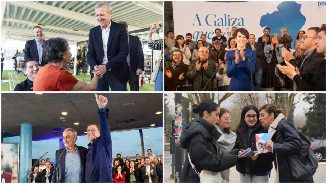 Elecciones 18-F en Galicia: Así ha sido la campaña electoral este martes 6 de febrero