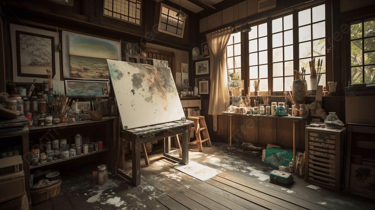 Antiguo taller de pintura.