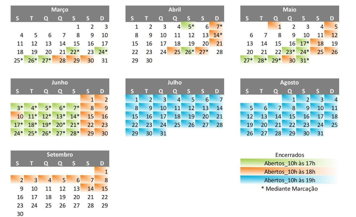 Calendario de Magikland 2024.