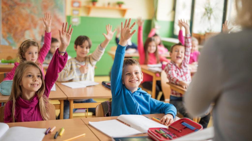 Niños en clase