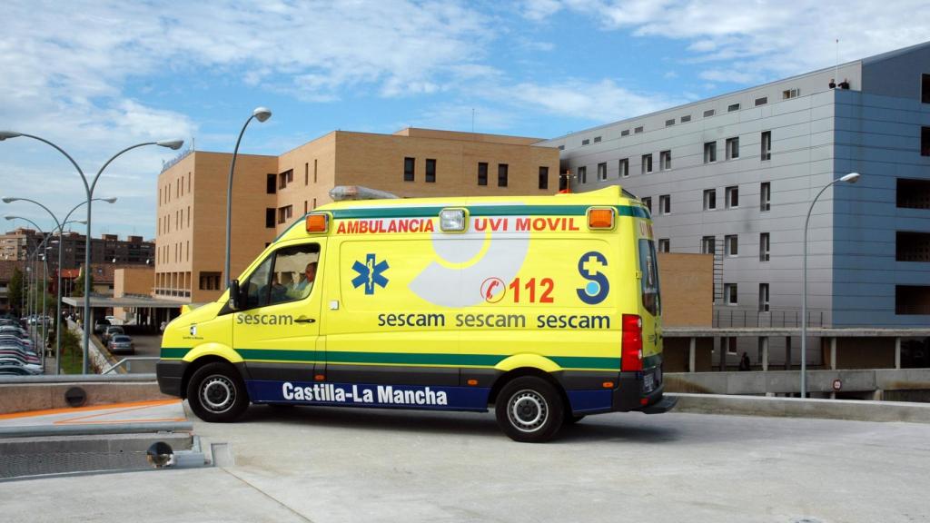 Una ambulancia del SESCAM.