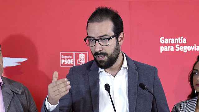 El secretario general del Grupo Parlamentario Socialista en las Cortes Regionales, Ángel Hernández