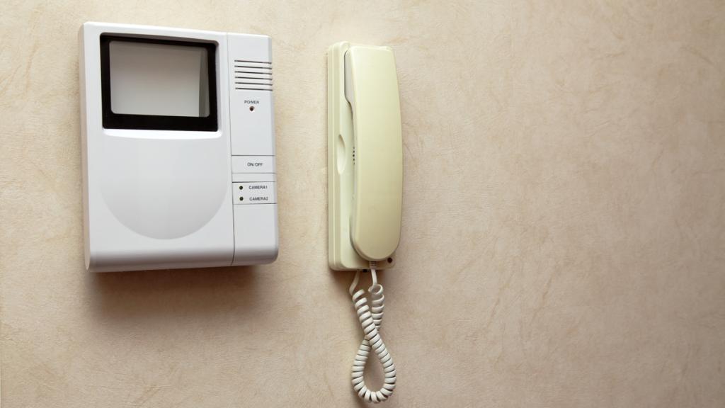 Foto de archivo de un telefonillo.