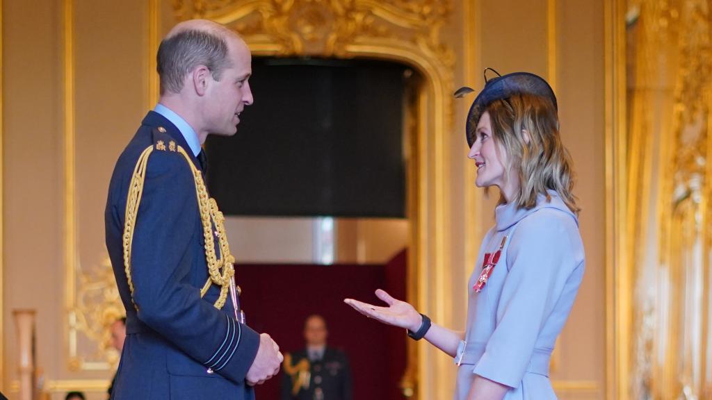 Guillermo de Inglaterra en el acto de este miércoles.