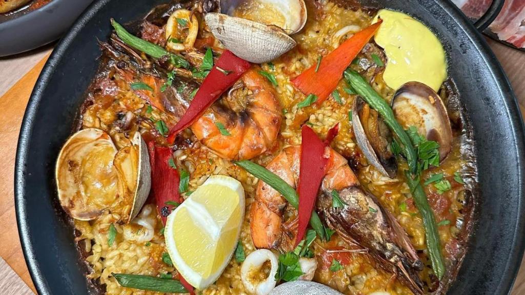 Varios de los platos de el restaurante español El Cielo de Hawái