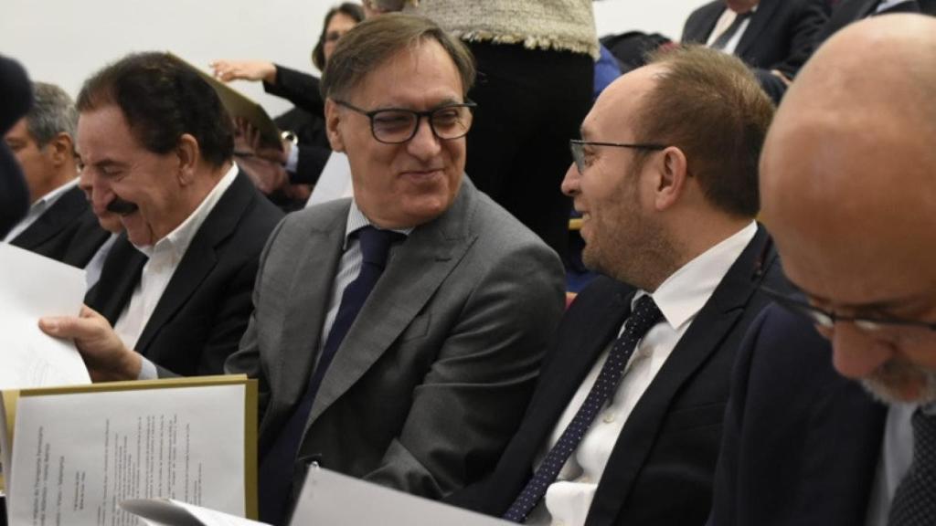 Los alcaldes de Salamanca y Ciudad Rodrigo, en la reunión de Viseu