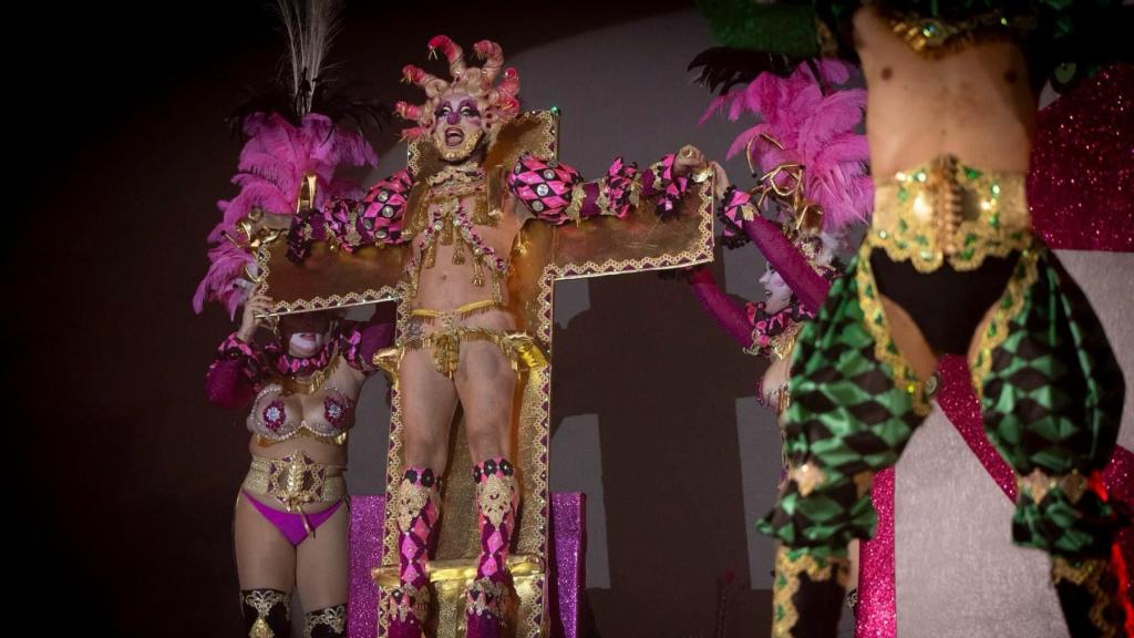 Una de las puestas en escena de la Drag Perseida.