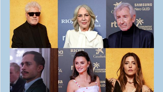 Algunas de las celebridades que entregarán los premios Goya en Valladolid