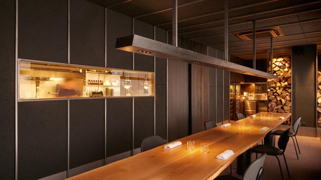 El interior del restaurante.