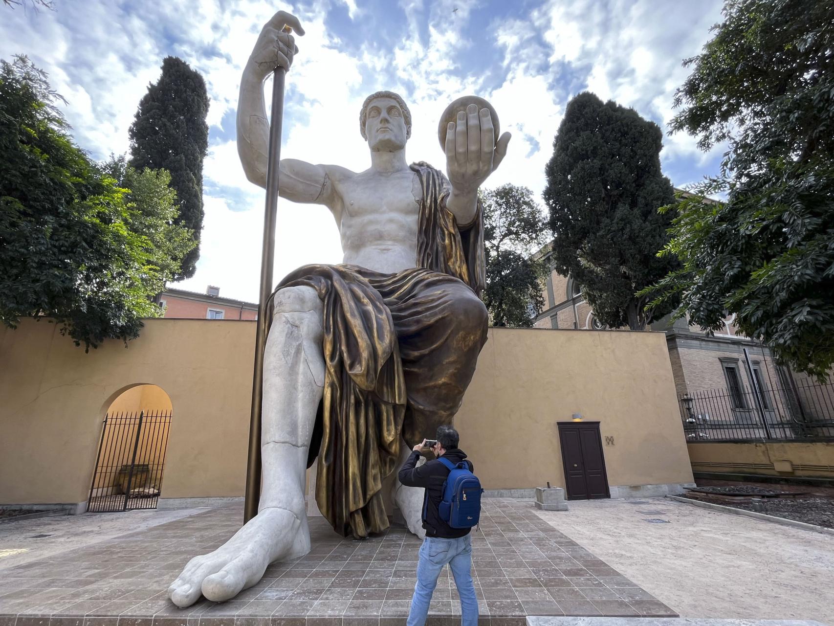 El Coloso de Constantino revive en Roma: la gran obra de una empresa de  Madrid con impresoras 3D