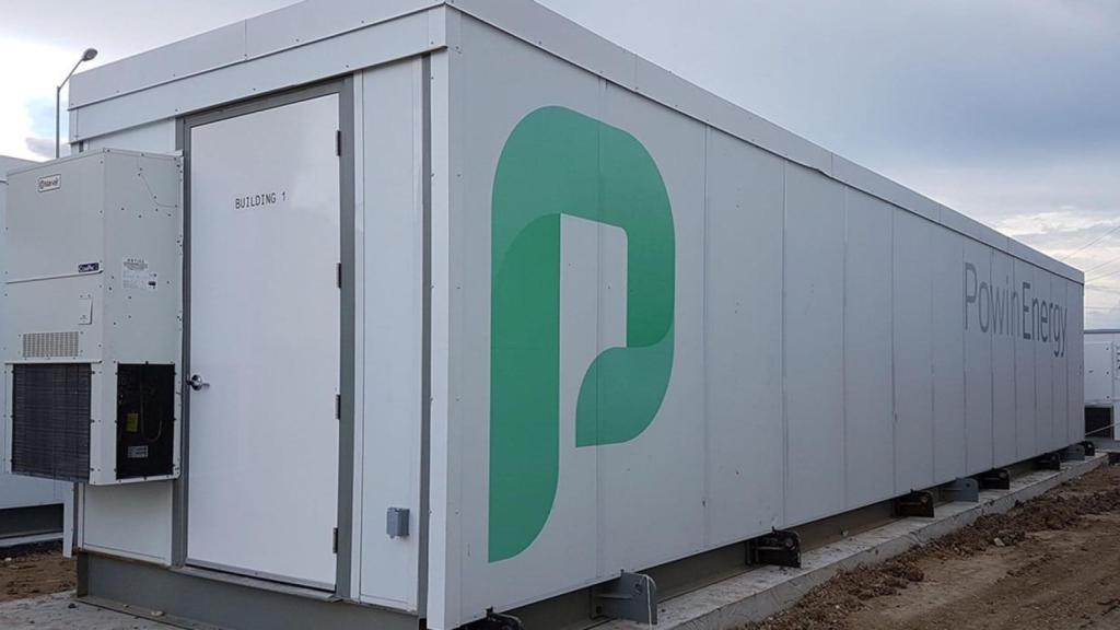 Sistema de almacenaje a gran escala con baterías de lio de Powin