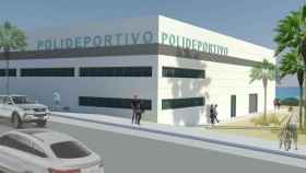 Diseño del nuevo pabellón de deportes de Torremolinos, en el Pinillo