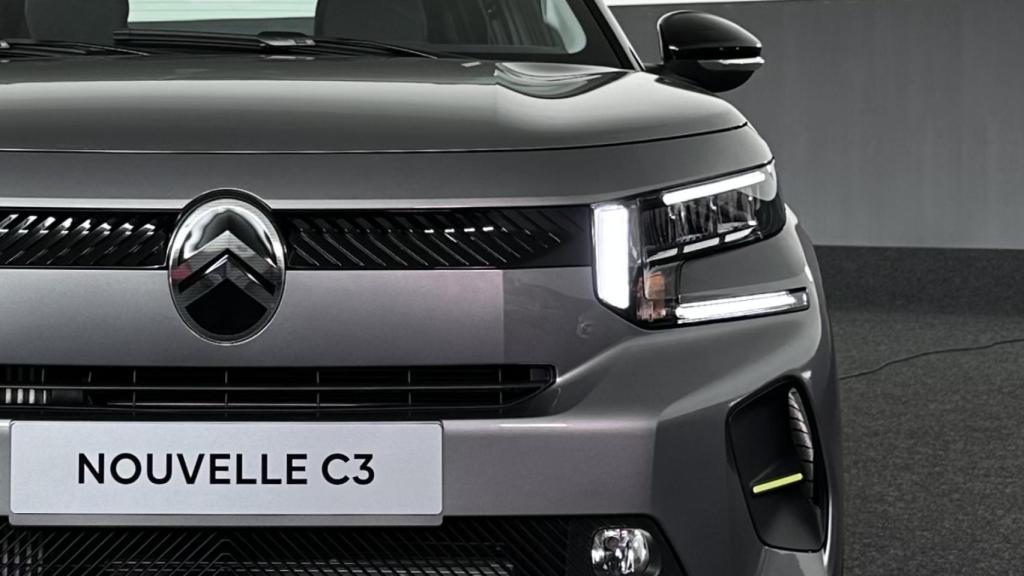 Frontal del Citroën C3.