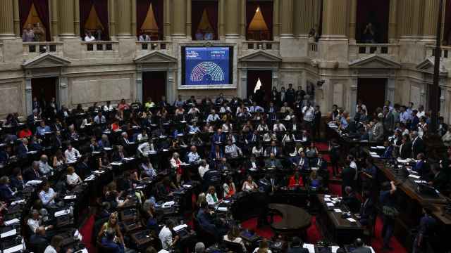 El Congreso Nacional de Argentina durante la primera votación de la 'ley ómnibus' el pasado 2 de febrero.