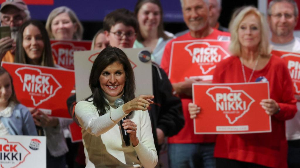 La candidata republicana Nikki Haley.