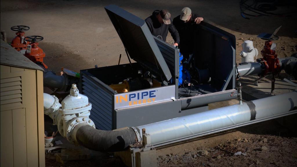 La turbina hidroeléctrica de InPipe HydroXS.