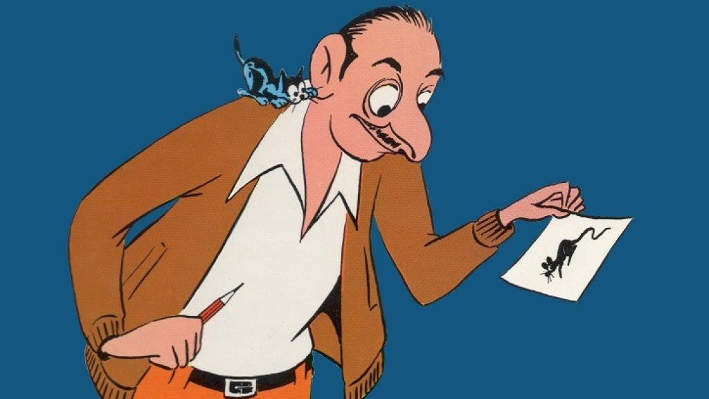 Autocaricatura de Josep Coll.