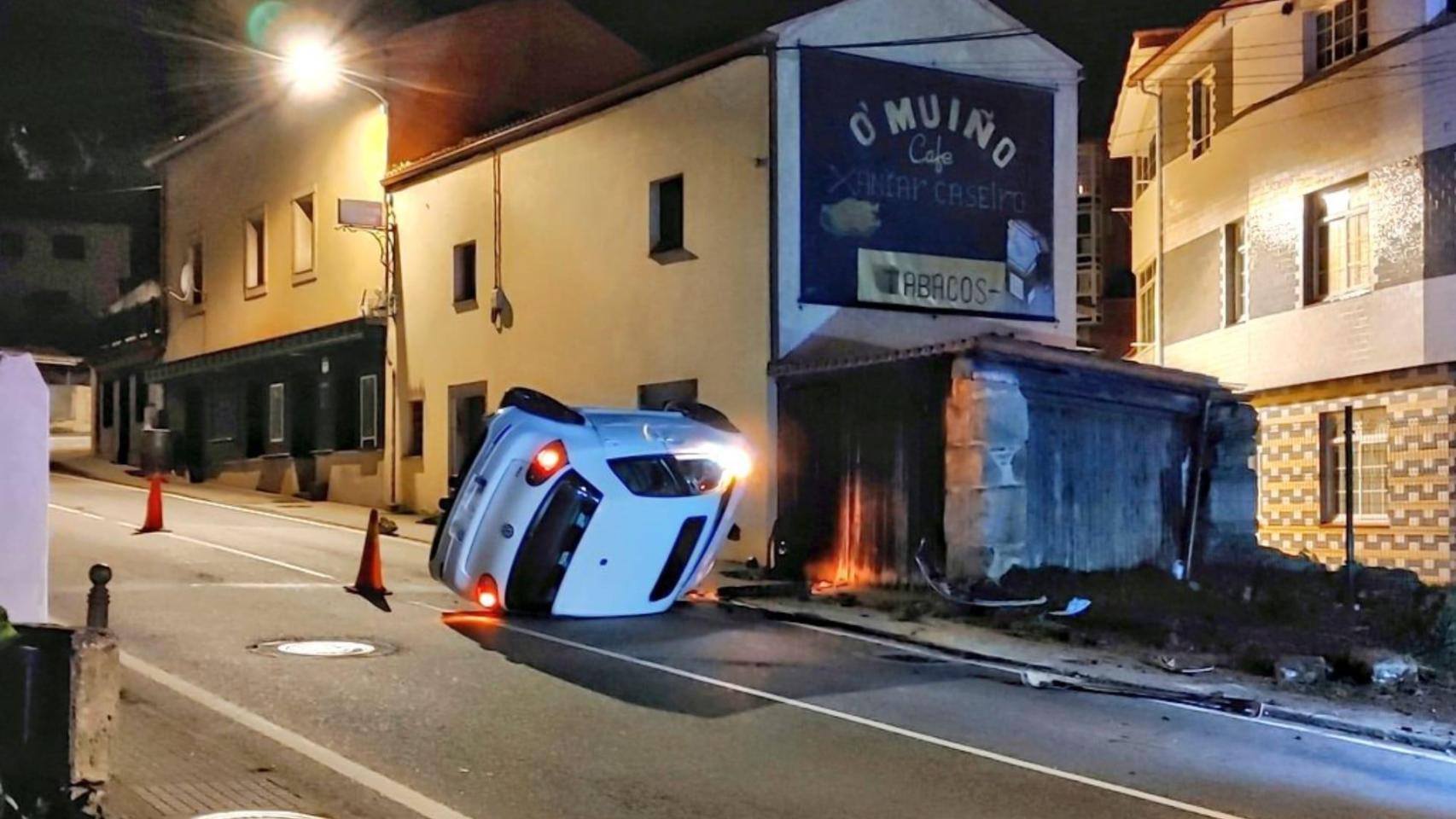 Accidente en la carretera de Feáns