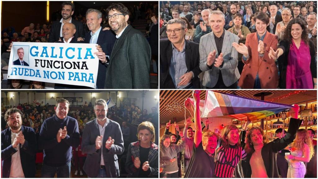 Elecciones 18-F en Galicia: Así ha sido la campaña electoral este miércoles 7 de febrero