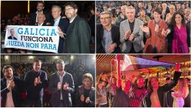 Elecciones 18-F en Galicia: Así ha sido la campaña electoral este miércoles 7 de febrero