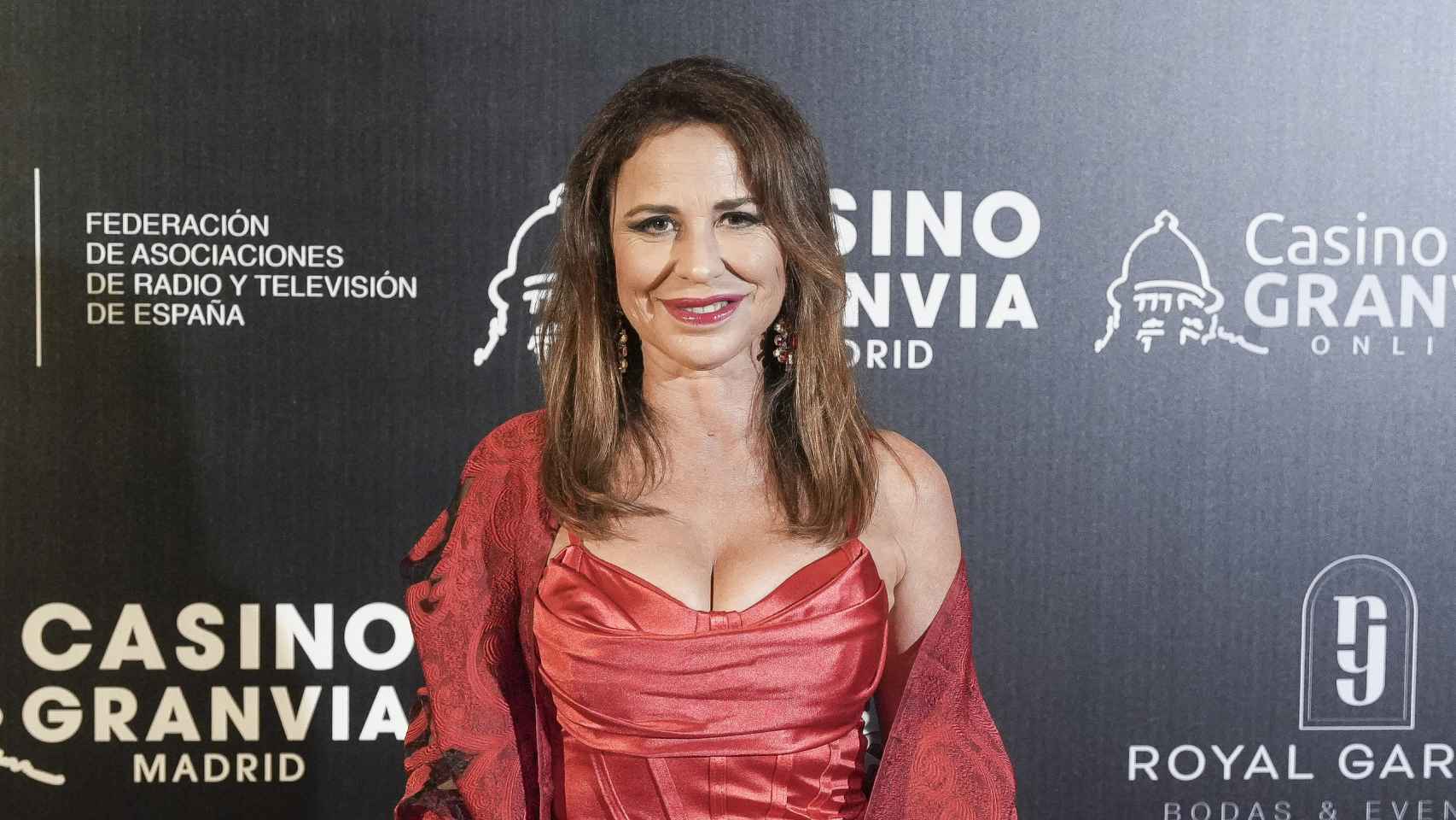 La artista en los premios Antenas de Oro, en noviembre de 2023, en la capital de España.
